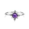 Sterling Silver Amethyst Ring