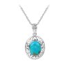 Sterling Silver Pendant with Chain 18 Inches