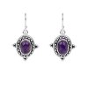 Sterling Silver Amethyst Earrings