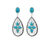 Sterling Silver Turquoise Earrings