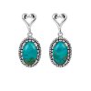 Sterling Silver Turquoise Earrings