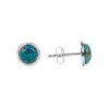 Sterling Silver Stud Earrings 8 mm