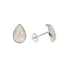 Sterling Silver Rainbow Moonstone Earrings