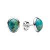 Sterling Silver Turquoise Stud Earrings