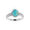Sterling Silver Turquoise Cobblestone Ring