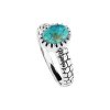 Sterling Silver Turquoise Cobblestone Ring
