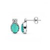 Sterling Silver Turquoise Post Earrings