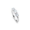 Sterling Silver Rainbow Moonstonel Ring
