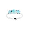 Sterling Silver Larimar Ring