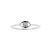 Sterling Silver Rainbow Moonstone Evil Eye Ring