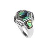 Sterling Silver Abalone Ring