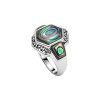 Sterling Silver Abalone Ring