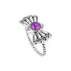 Sterling Silver Purple Turquoise Ring