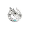 Sterling Silver Turquoise Horseshoe Brooch