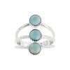 Sterling Silver Larimar Ring