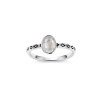 Sterling Silver Rainbow Moonstone Ring