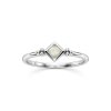 Sterling Silver Rainbow  Moonstone Ring