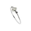 Sterling Silver Rainbow  Moonstone Ring
