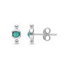 Sterling Silver Turquoise Stud Earrings