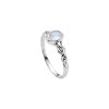 Rainbow Moonstone Sterling Silver Ring