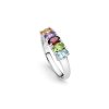 Sterling Silver Multi Gemstone Ring