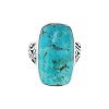 Sterling Silver Blue Turquoise Ring