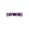Sterling Silver Purple Turquoise Inlay Band Ring