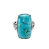 Sterling Silver Blue Turquoise Ring