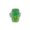 Sterling Silver Green Turquoise Ring