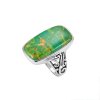 Sterling Silver Green Turquoise Ring