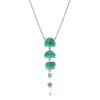 Sterling Silver Turquoise Necklace 18 Inches