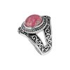 Sterling Silver Rhodochrosite Ring