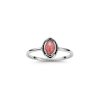 Sterling Silver Rhodochrosite Ring