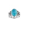 Sterling Silver Larimar Ring