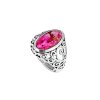 Sterling Silver Purple Spiny Oyster Ring