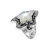 Sterling Silver Mother of Pearl Starfish Ring