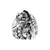 Sterling Silver Seahorse Pendant Ring