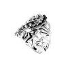 Sterling Silver Seahorse Pendant Ring