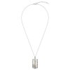 Sterling Silver Mother of Pearl Pendant With Chain 18 Inches