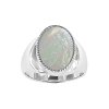 Sterling Silver Mother of Pearl  Ring