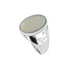 Sterling Silver Mother of Pearl  Ring