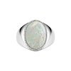 Sterling Silver Mother of Pearl  Ring