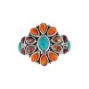 Sterling SilverTurquoise & Multi-Color Spiny Oyster Ring