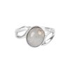 Sterling Silver Rainbow Moonstone Ring