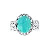 Sterling Silver Blue Kingman Turquoise Ring