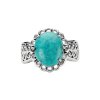 Sterling Silver Blue Kingman Turquoise Ring