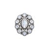 Rainbow Moonstone Sterling Silver Ring