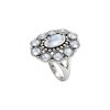 Rainbow Moonstone Sterling Silver Ring