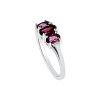Sterling Silver Garnet Ring