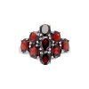 Sterling Silver Garnet Ring